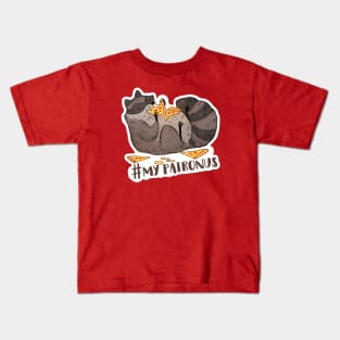 Hungry Raccoon Kids T-Shirt